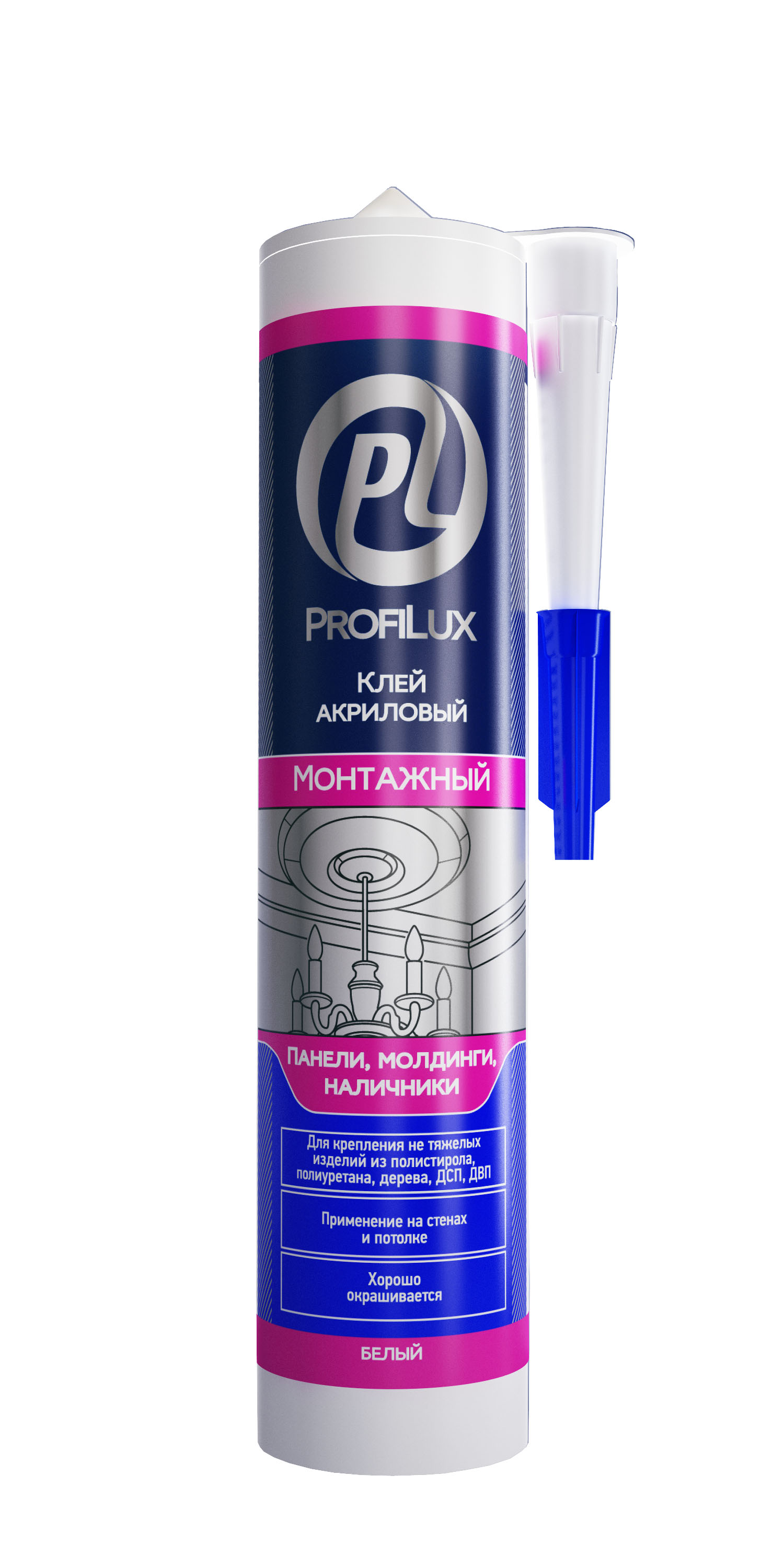 Клей акриловый Profilux монтажный