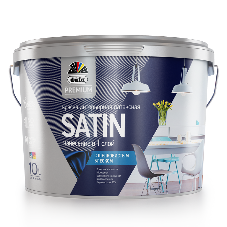 Латексная краска  с блеском  Premium SATIN