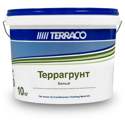 ГРУНТ "ТЕРРАГРУНТ БЕЛЫЙ" ПИГМЕНТ, КОЛЕРУЕМЫЙ