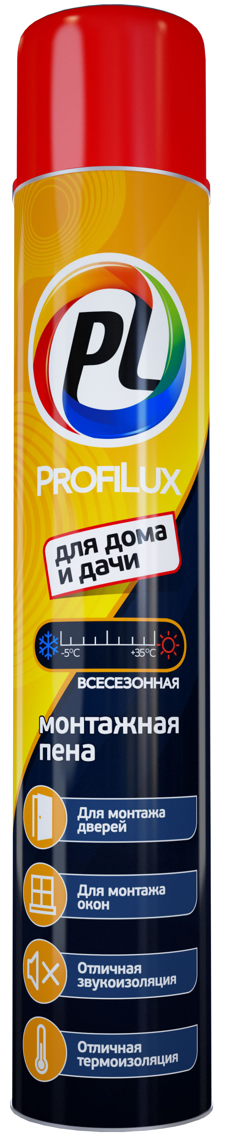 Монтажная Пена Profilux для дома и дачи