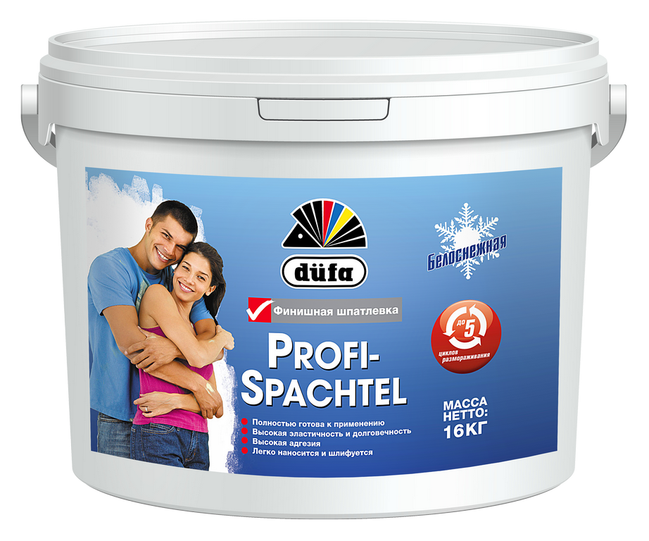 Шпатлёвка düfa PROFI-SPACHTEL, финишная