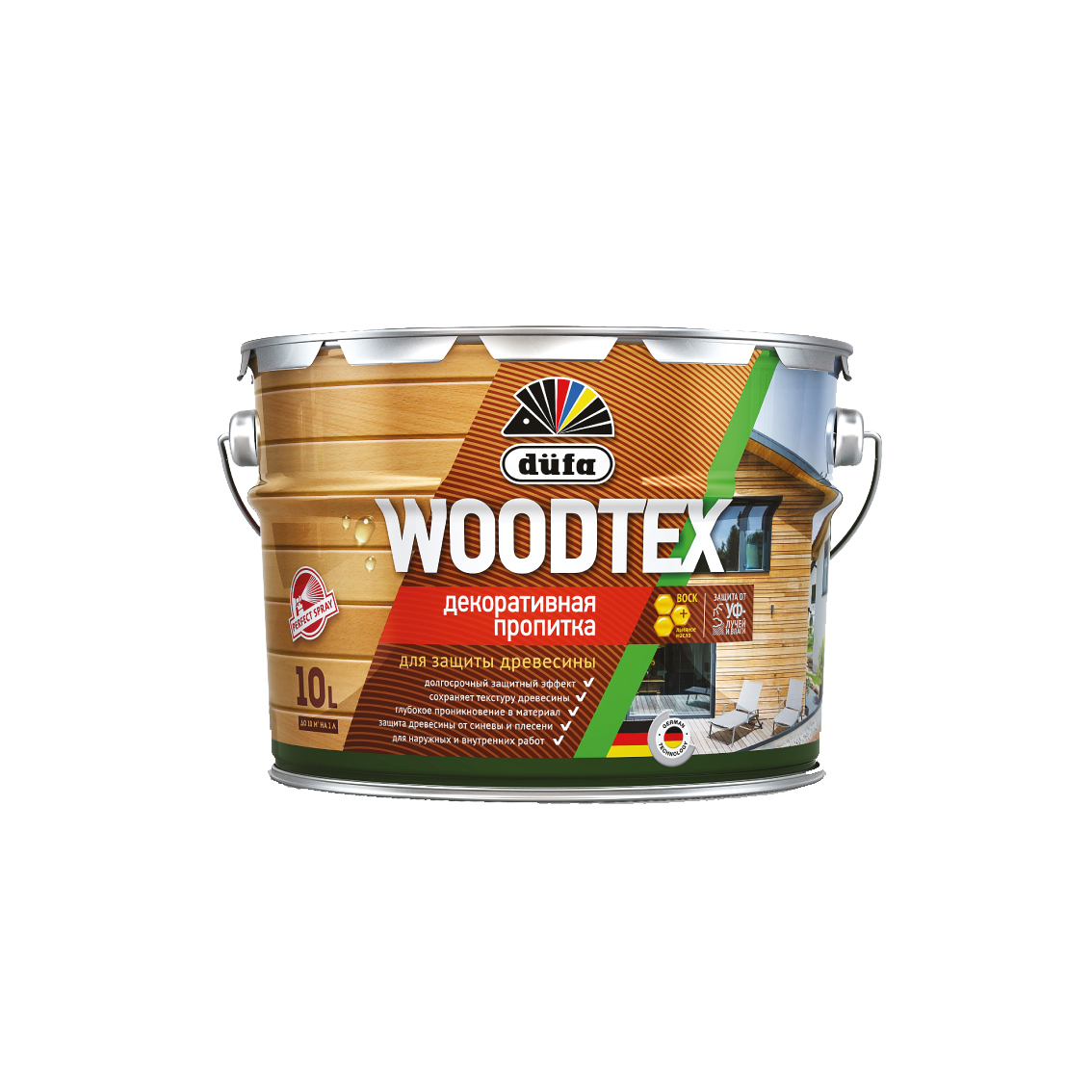 Алкидная пропитка с твердым воском WOODTEX