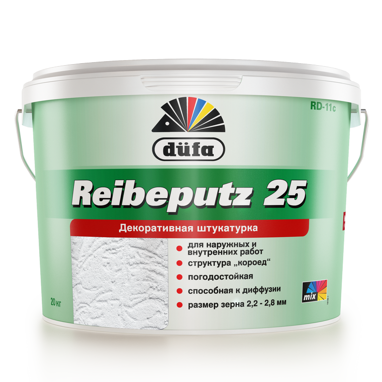 Штукатурка REIBEPUTZ 25 D11c Короед