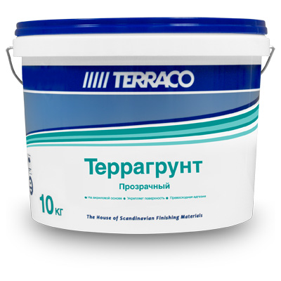 ГРУНТОВКА "ТЕРРАГРУНТ ПРОЗРАЧНЫЙ"