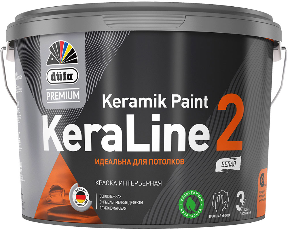 Краска düfa Premium KeraLine 2 (Для потолков)